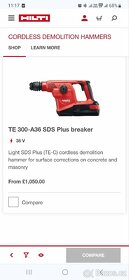 Hilti te 300 a 36 SEKACÍ KLADIVO

 - 4