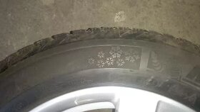 original alu kola Audi 17", 4G0, + zimní pneu Michelin Alpin - 4