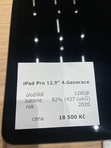 iPad Pro 12,9” 4. Generace, úložiště 128GB, Rok 2020 - 4