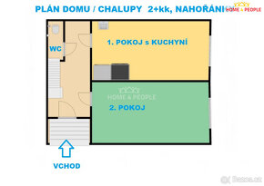 Prodej domu 2+kk, CP pozemku 235 m2, Nahořánky, okr. Klatovy - 4