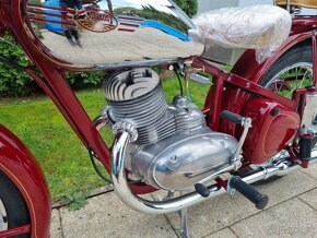 Jawa 250/11 pérák 1954 s TP po kompletní renovaci. - 4