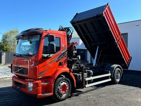 VOLVO FL240 SKLÁPĚČ S3 + HYDRAULICKÁ RUKA HIAB 105-2 - 4