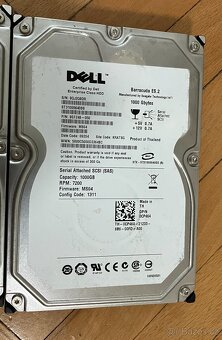 SAS SCSI 3,5" disky DELL a Seagate 1+1+0,4 TB, cena za vše - 4