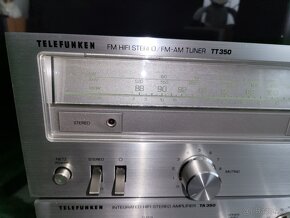 Prodám Telefunken -Tuner TT-350, klasika, pěkný, krásně svít - 4