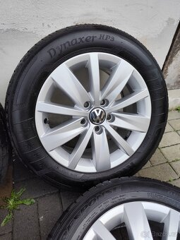 ALU 5x112 r16 VW + LETNÍ PNEU - 4