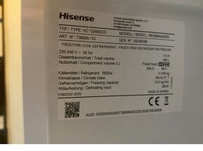 Prodám kombinovanou lednici Hisense RB390N4AW20 - 4