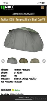 Trakker Tempest Brolly V2 s přislušenstvím - 4