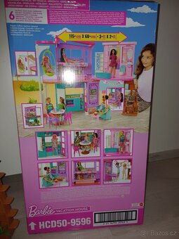 BARBIE VELKÝ PRÁZDNINOVÝ DOMEČEK PRO PANENKY HCD50 - 4