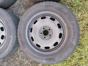 4x zimní kola plech 5x110, 195/65 R15 - 4