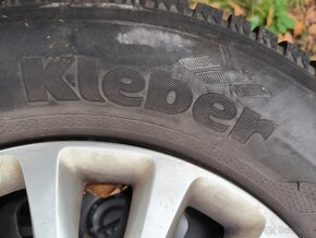 4 ks plech kol + zimní pneu Kleber 185/70 R14 - 4