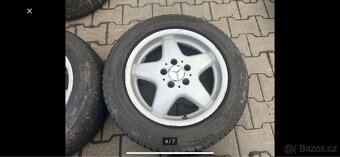 4x al kola 5x112 16 + pneu zimní 225/55 R16 - 4