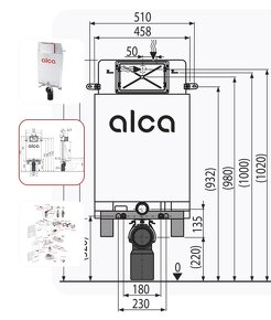 Šablona Geberit/Alcaplast pro obkladače - 4