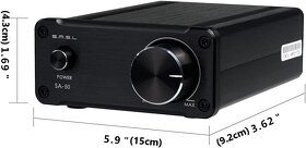 S.M.S.L SA-50 HIFI stereo mini zesilovač TDA7492 výkon 2x50W - 4