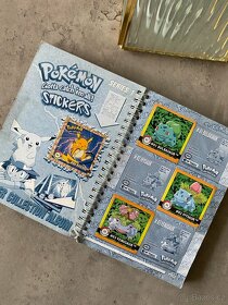 Originální Pokémon album + nerozbalené samolepky z roku 1999 - 4