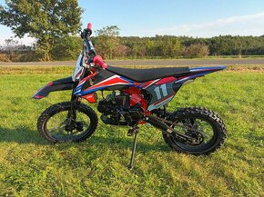 Pitbike Shark 125cc 17/14 E-start červená - 4