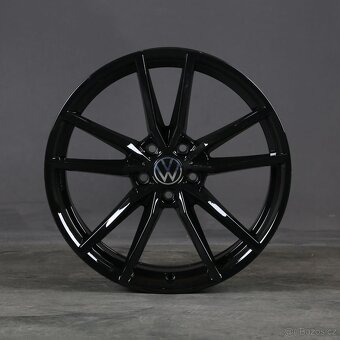 5x112 r19 Original Vw Passat B8-Pretoria Black Top sada - 4