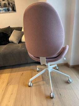 Ikea Hattefjäll kancelářská židle Gunnared Light Brown-Pink - 4