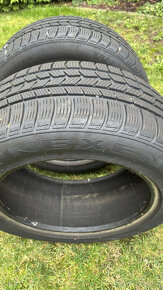 Zimní pneu NEXEN 215/55 R16 cca 7mm 2ks - 4