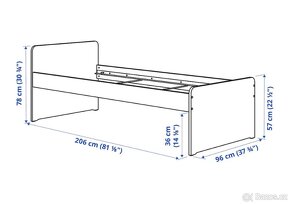 Postel IKEA 90x200 - 4