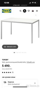 Kuchyňský stůl TORSBY, 2x židle STEIN Ikea - 4