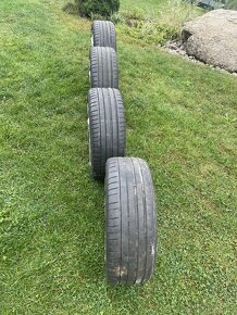 Prodám - Sadu Alu kol 5x110mm, ET39, R17, OPEL,Michelin - 4