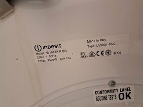 Pračka INDESIT W105TXRBG - 4