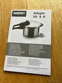 Sada tlakových hrnců Banquet Adagio 3,5 + 6 l - 4