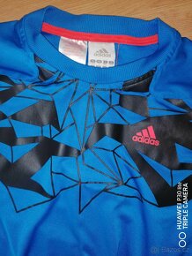 Sportovní tričko Adidas + legíny vel. 9/10 let - 4