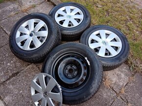 Zimní kola 16ky 5x112 pneu 99% Vw Seat Škoda Audi - dobírka - 4