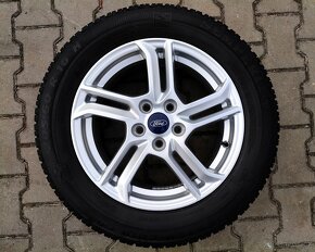 Alu kola originál Ford Focus 5x108 R16 KRÁSNÁ ZIMNÍ SADA - 4