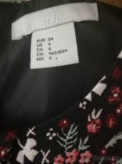 Vzorované pouzdrové šaty zn. H&M - 4