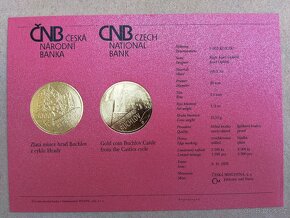Zlatá mince hrad BUCHLOV, 999,9, 15.56g, PROOF, cert+etue - 4