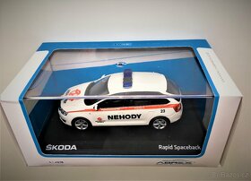 Model ŠKODA Rapid Spaceback (2013) "NEHODY DP" Abrex 1/43 - 4