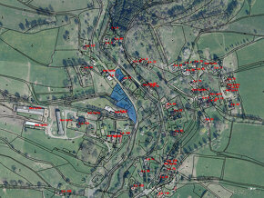 Prodej stavebních pozemků 4032 m2 v obci Dolní Paseky, okres - 4