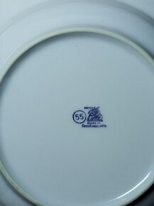 Starožitné porcelánové talíře s puntíky Bohemia N. Role - 4