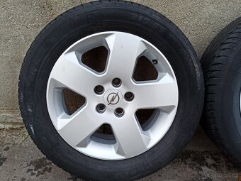 LETNÍ ALU kola OPEL 16“ - ZAFIRA, ASTRA, SIGNUM - 215/55 r16 - 4