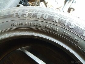 4x letní pneu 195/60 R15 - 4