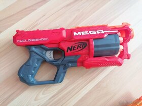 NERF Mega vystřelovač pistole Cycloneshock + 10 x ŠIPKY - 4