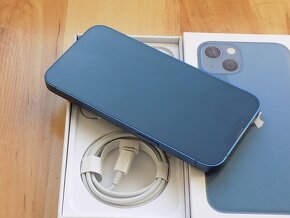 APPLE iPhone 13 256GB Blue - ZÁRUKA - TOP STAV - 4