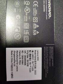 15,6" Lenovo G550 (2-jádro),6gb ddr3,SSD disk ,NOVA baterie - 4