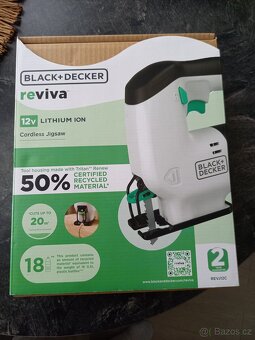 Přímočará pila Aku-Black & Decker REVJ12C - 4