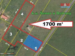 Prodej pole, 1700 m², Šenov - 4