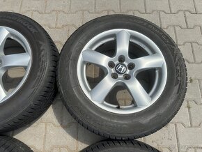 4x al kola 5x114.3 17 + pneu zimní 225/65 R17 - 4