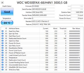 3,5" HDD WD Red 3TB / Western Digital 6TB - 4