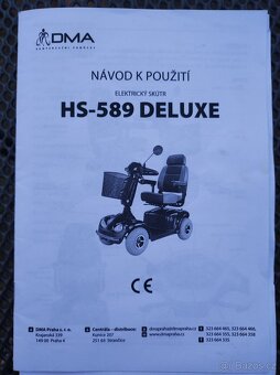 Prodám čtyřkolový elektrický skútr DMA HS-589-Deluxe - 4