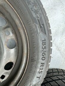 Sada plechových kol pro Škoda Fabia 5x100 s pneu 185/60 R15 - 4