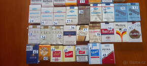 Staré sběratelské cigarety 1 - 4