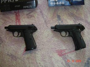 Prodám krásnou novou vzduchovou pistole Walther PPK na CO2 d - 4