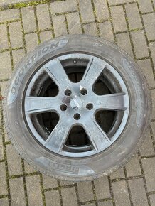 ALU kola na Audi,VW,rozteč-5x130,pneu 255/55/18 - 4