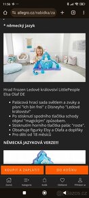 Hrad Frozen Ledové království LittlePeople Elsa Olaf - 4